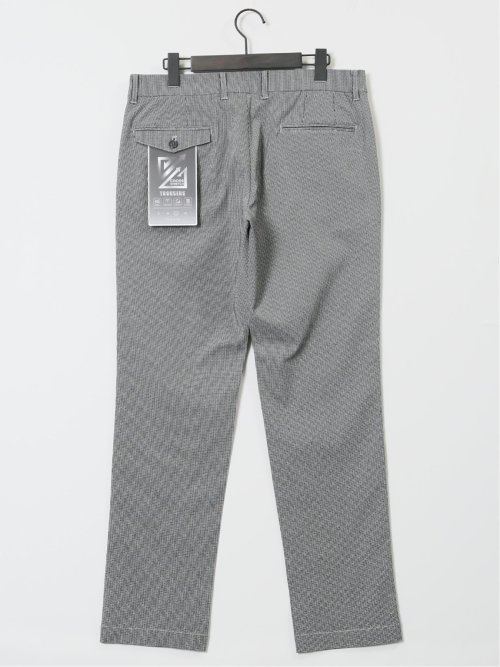 クロスストレッチ トラウザーパンツ 光沢ドビー