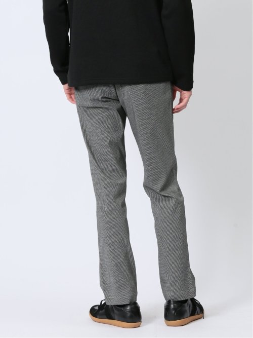 クロスストレッチ トラウザーパンツ 光沢ドビー