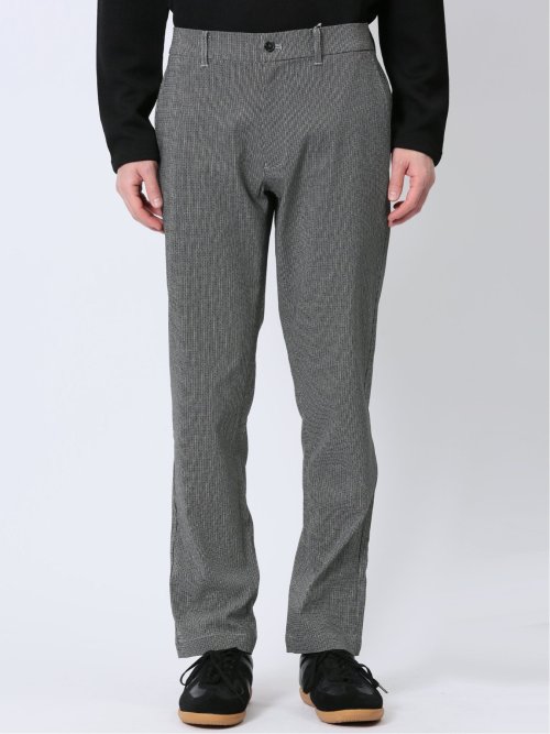 クロスストレッチ トラウザーパンツ 光沢ドビー