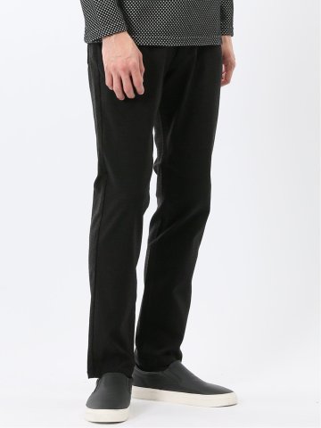 クロスストレッチ スリムパンツ ジャガード