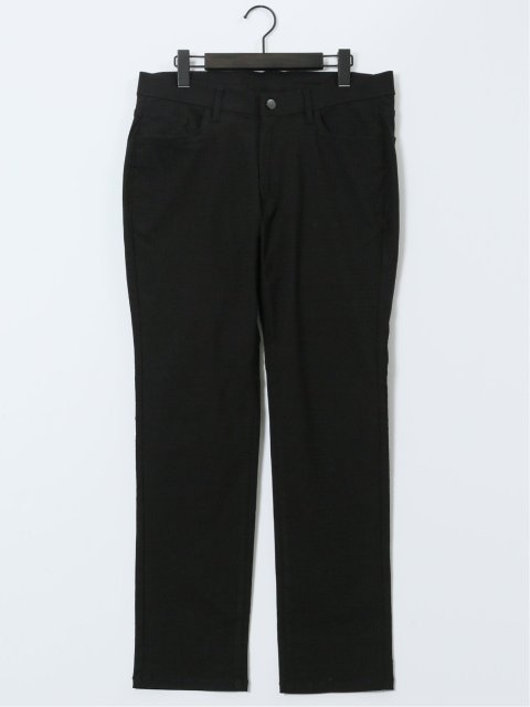 クロスストレッチ スリムパンツ ジャガード