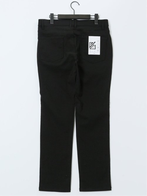 クロスストレッチ スリムパンツ ジャガード