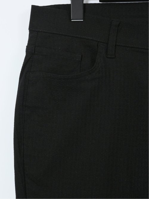 クロスストレッチ スリムパンツ ジャガード
