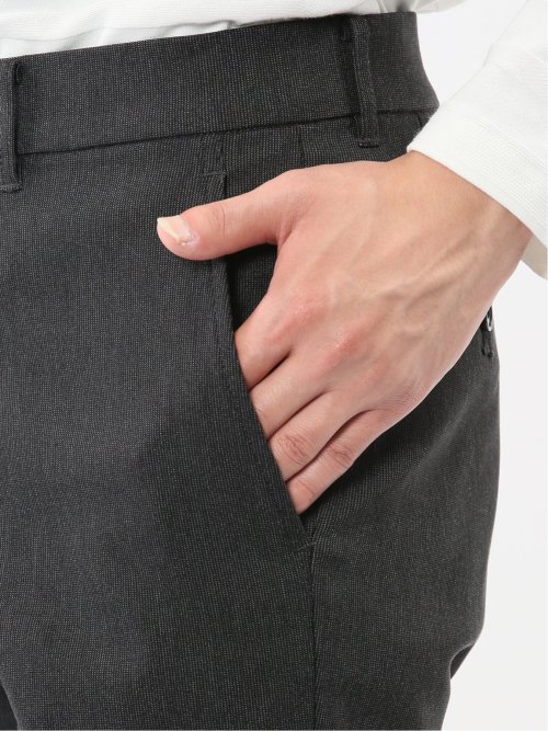 クロスストレッチ トラウザーパンツ ピンヘッド