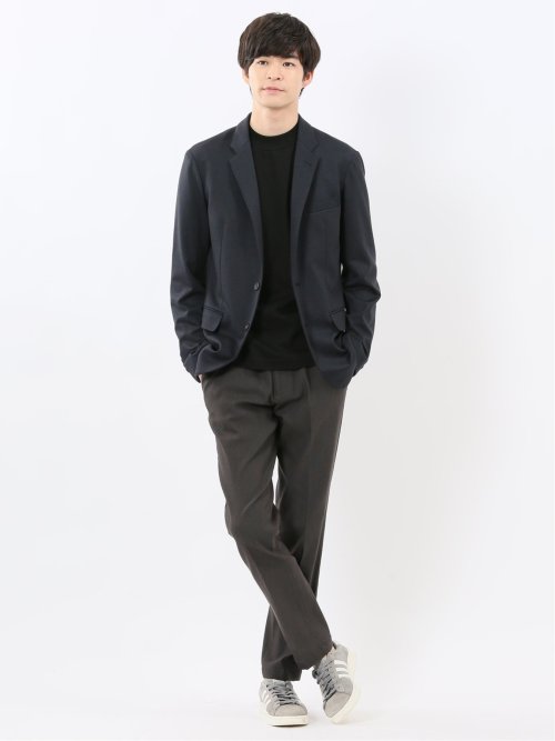 クロスストレッチ トラウザーパンツ ピンヘッド