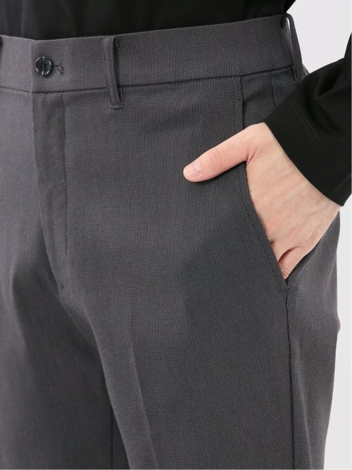 クロスストレッチ トラウザーパンツ ピンヘッド