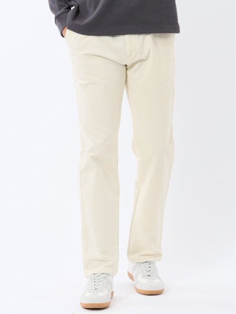 綿コーデュロイ ストレッチ トラウザーパンツ