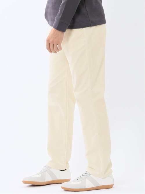 綿コーデュロイ ストレッチ トラウザーパンツ