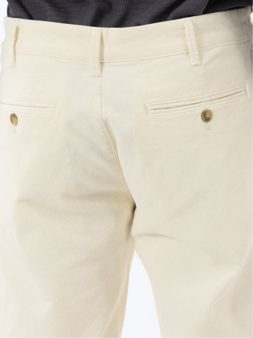 綿コーデュロイ ストレッチ トラウザーパンツ