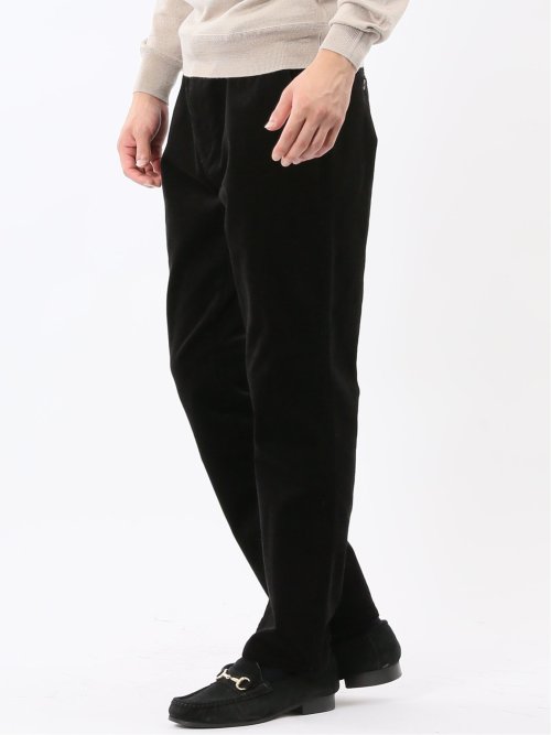 綿コーデュロイ ストレッチ トラウザーパンツ