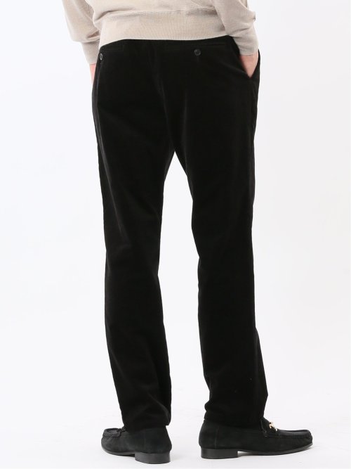 綿コーデュロイ ストレッチ トラウザーパンツ