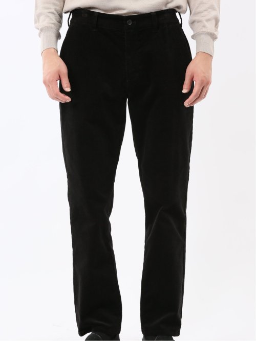 綿コーデュロイ ストレッチ トラウザーパンツ