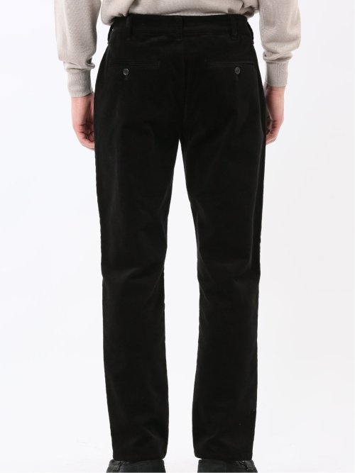 綿コーデュロイ ストレッチ トラウザーパンツ