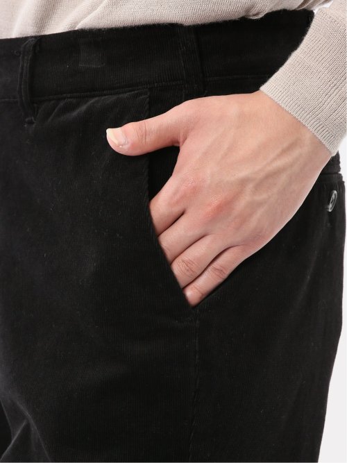 綿コーデュロイ ストレッチ トラウザーパンツ