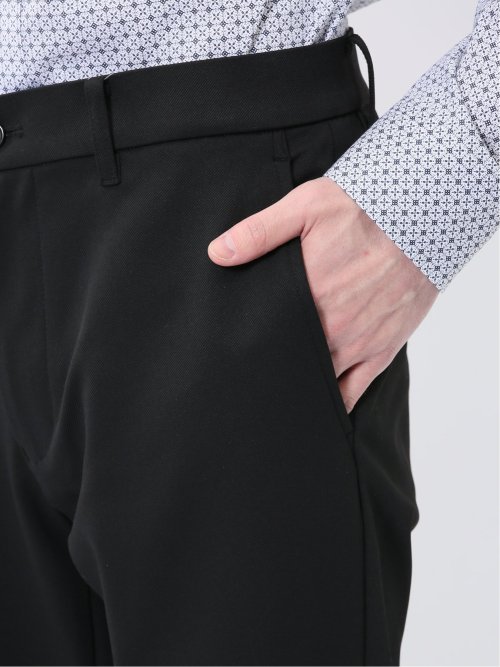 クロスストレッチ テーパードパンツ(セットアップ可能)