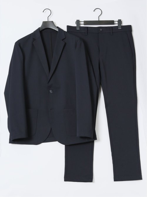 クロスストレッチ テーパードパンツ(セットアップ可能)