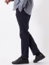 パンツ メンズ ストレッチ スリム トラウザー テーパード グレンチェック クロスストレッチ