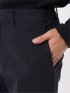 パンツ メンズ ストレッチ スリム トラウザー テーパード グレンチェック クロスストレッチ
