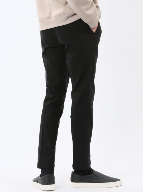 クロスストレッチ トラウザーパンツ ヘリンボン