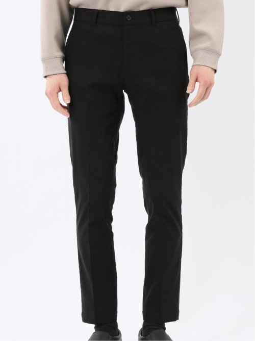 クロスストレッチ トラウザーパンツ ヘリンボン