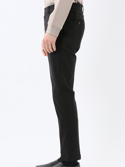 クロスストレッチ トラウザーパンツ ヘリンボン