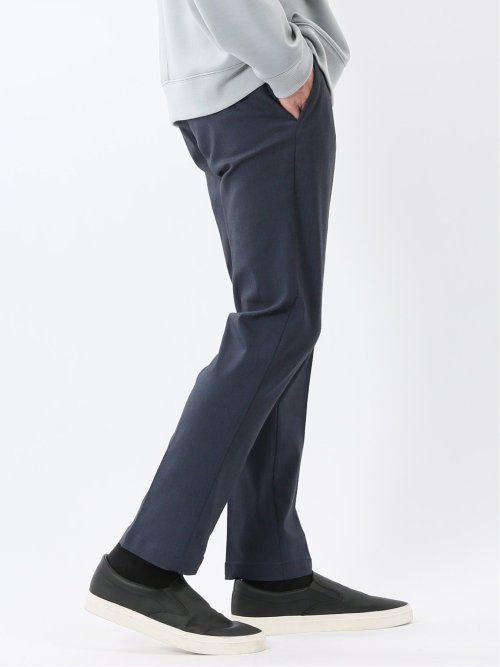 クロスストレッチ トラウザーパンツ ヘリンボン