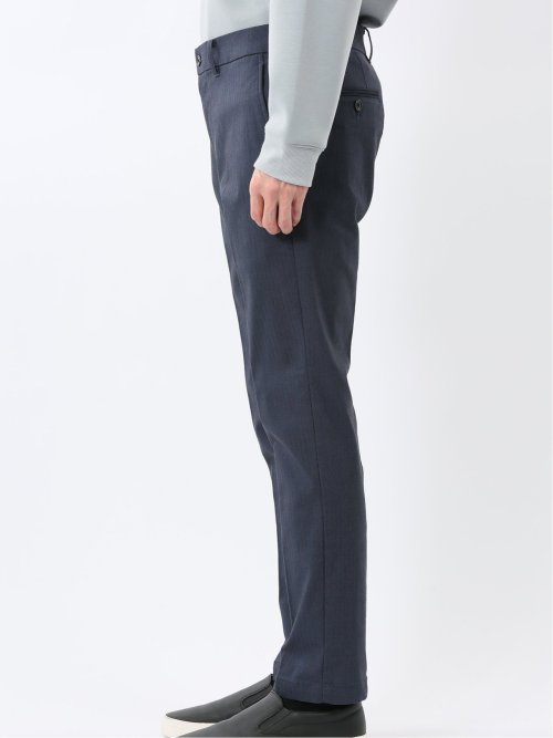 クロスストレッチ トラウザーパンツ ヘリンボン