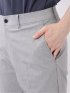 クロスストレッチ + クール リネン混 トラウザー パンツ