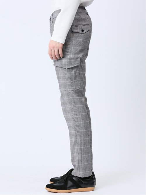 クロスストレッチ カーゴパンツ