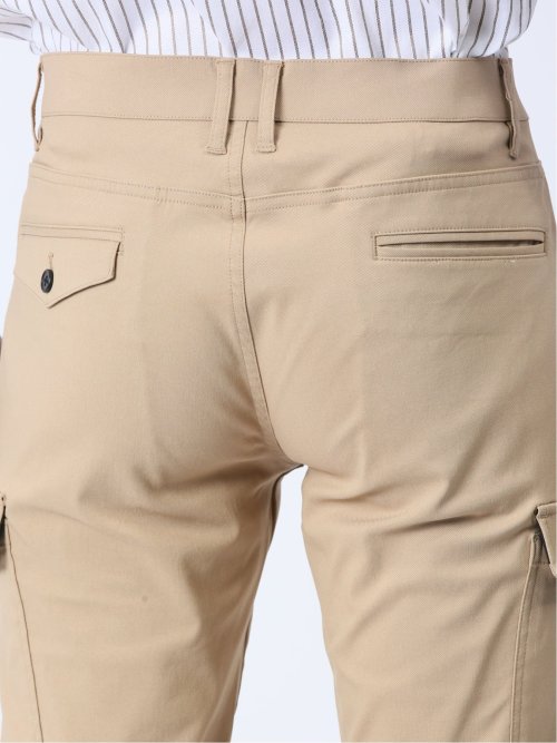 クロスストレッチ カーゴパンツ