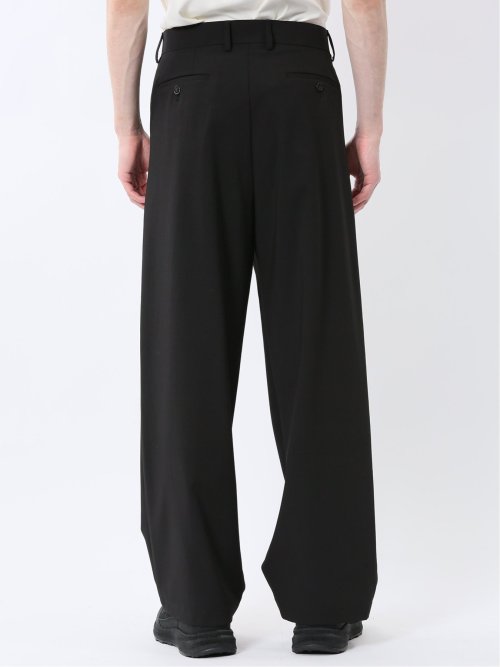 ストレッチ タック入り トラウザーパンツ