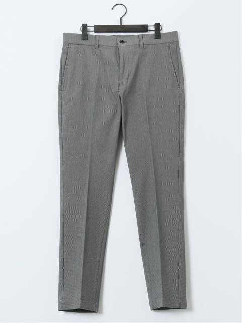 クロスストレッチ トラウザーパンツ バーズアイ