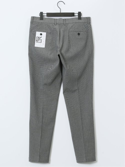 クロスストレッチ トラウザーパンツ バーズアイ