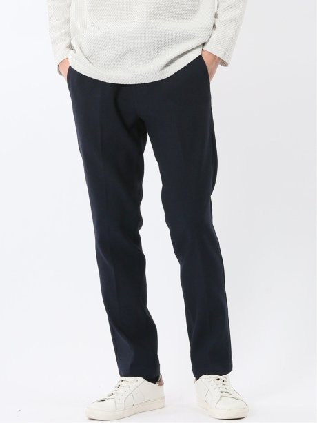 クロスストレッチ トラウザーパンツ バーズアイ