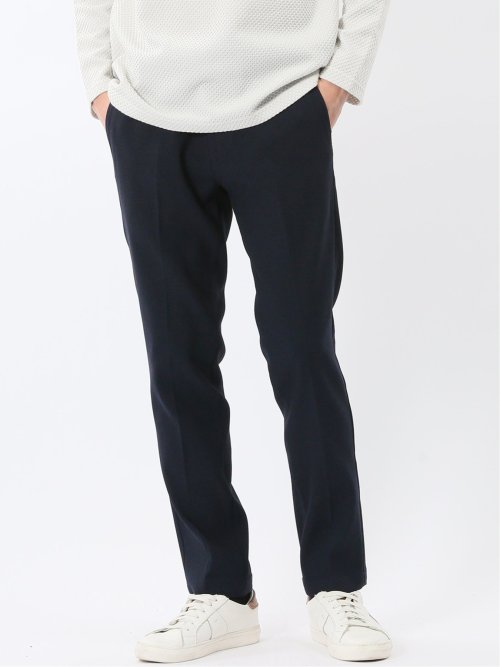 クロスストレッチ トラウザーパンツ バーズアイ