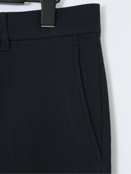 クロスストレッチ トラウザーパンツ バーズアイ