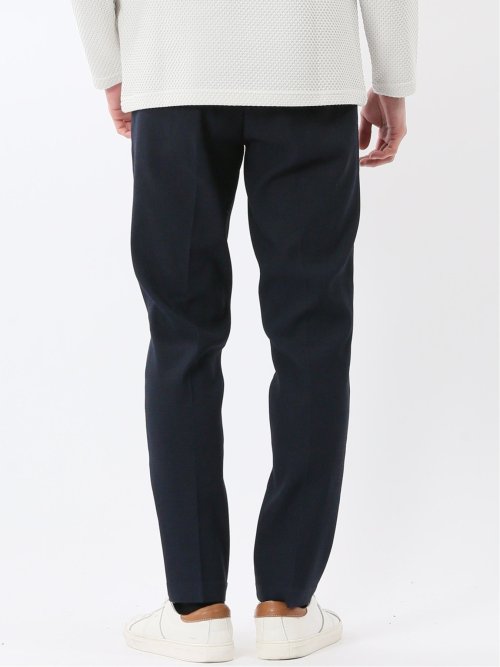 クロスストレッチ トラウザーパンツ バーズアイ