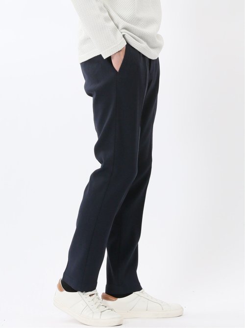 クロスストレッチ トラウザーパンツ バーズアイ