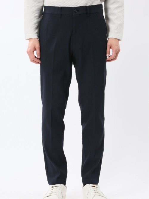 クロスストレッチ トラウザーパンツ バーズアイ