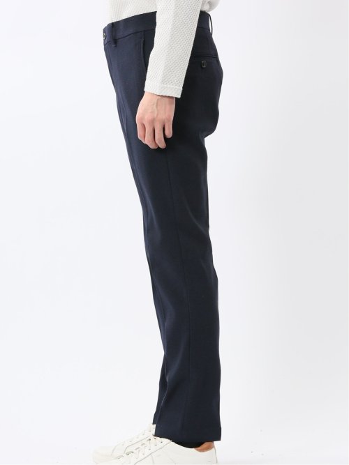 クロスストレッチ トラウザーパンツ バーズアイ