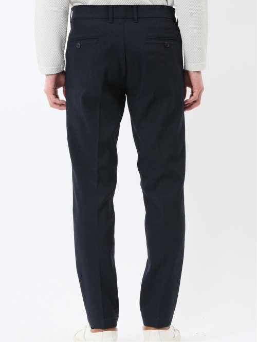 クロスストレッチ トラウザーパンツ バーズアイ