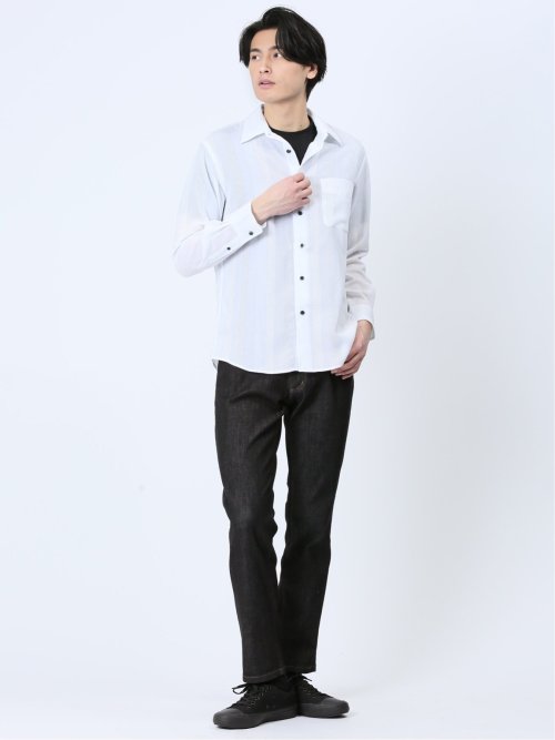 クロスストレッチ スリムデニム