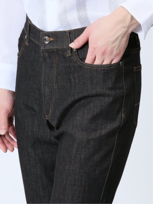 クロスストレッチ スリムデニム