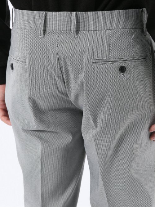 クロスストレッチ トラウザーパンツ 千鳥