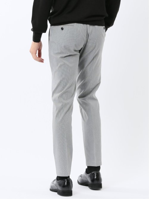 クロスストレッチ トラウザーパンツ 千鳥