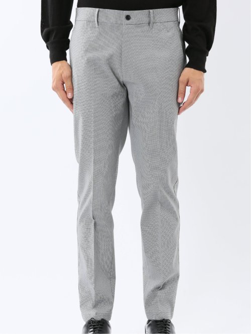 クロスストレッチ トラウザーパンツ 千鳥