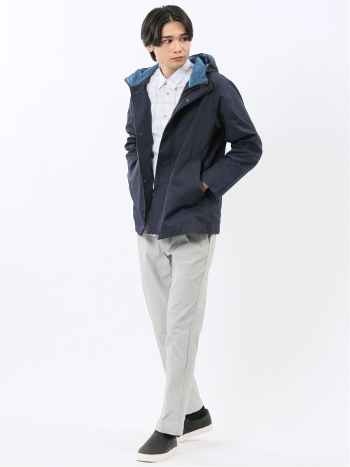 クロスストレッチ トラウザーパンツ ツイル