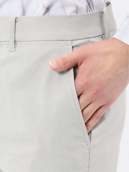 クロスストレッチ トラウザーパンツ ツイル