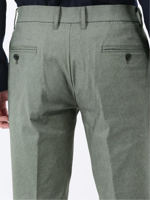 クロスストレッチ トラウザーパンツ ツイル