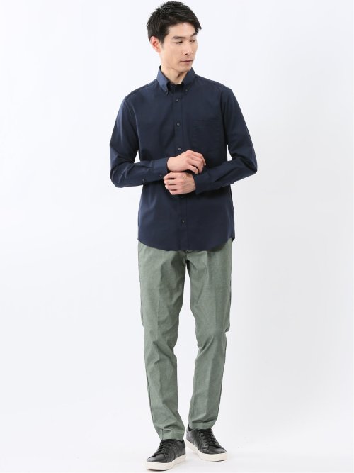 クロスストレッチ トラウザーパンツ ツイル